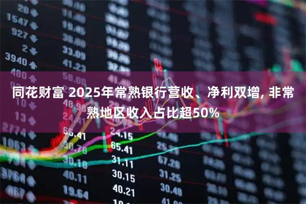 同花财富 2025年常熟银行营收、净利双增, 非常熟地区收入占比超50%